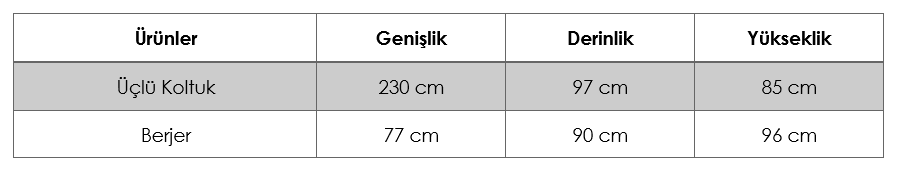 Babil-Koltuk-Takimi